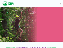 Tablet Screenshot of camplikeagirl.org
